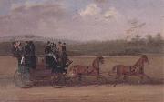 George Arnull The Brighton to London Coach china oil painting artist